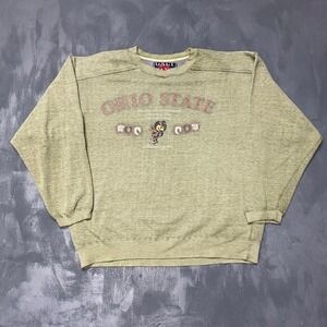 Vintage Ohio State Buckeyes Sweatshirt Mens XL Green 90s Galt Sand